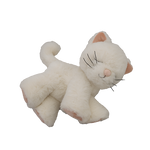 Plush toy cat on a white background