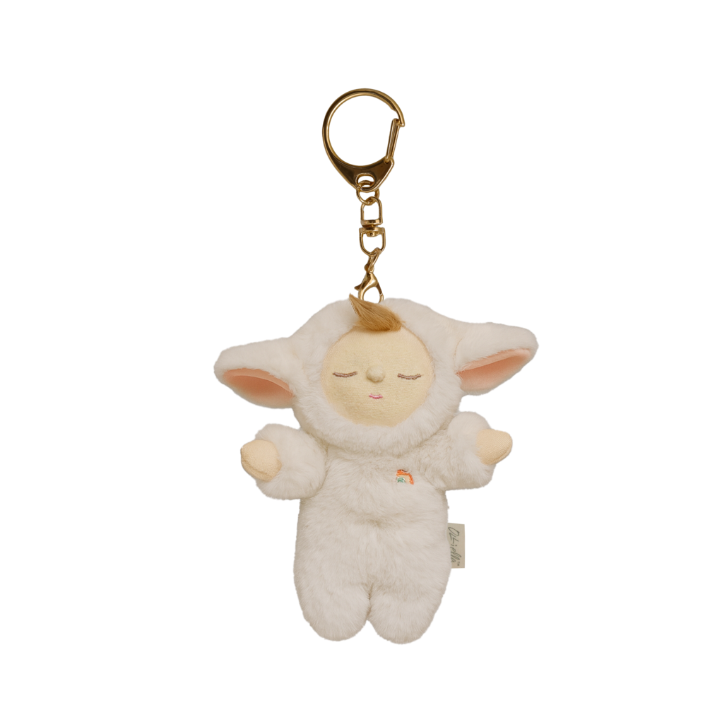 Olli Ella Cozy Bag Charm Lamby Pookie