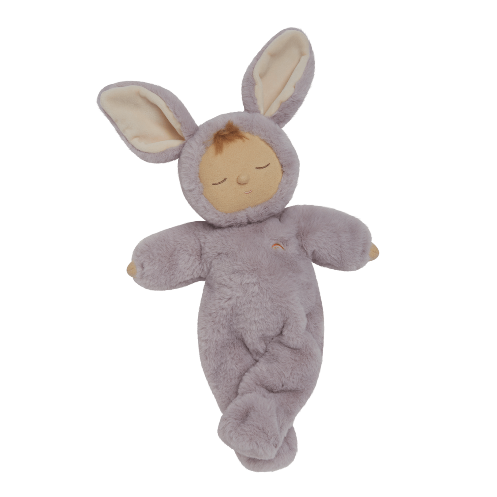 Olli Ella Cozy Dinkum Bunny Twinkle Lilac asleep