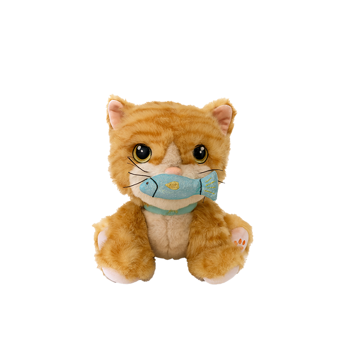 Olli Ella Dinkum Cat Binx with fish