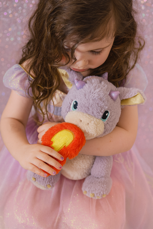 Olli Ella Dinkum Dragon Flare girl cuddles