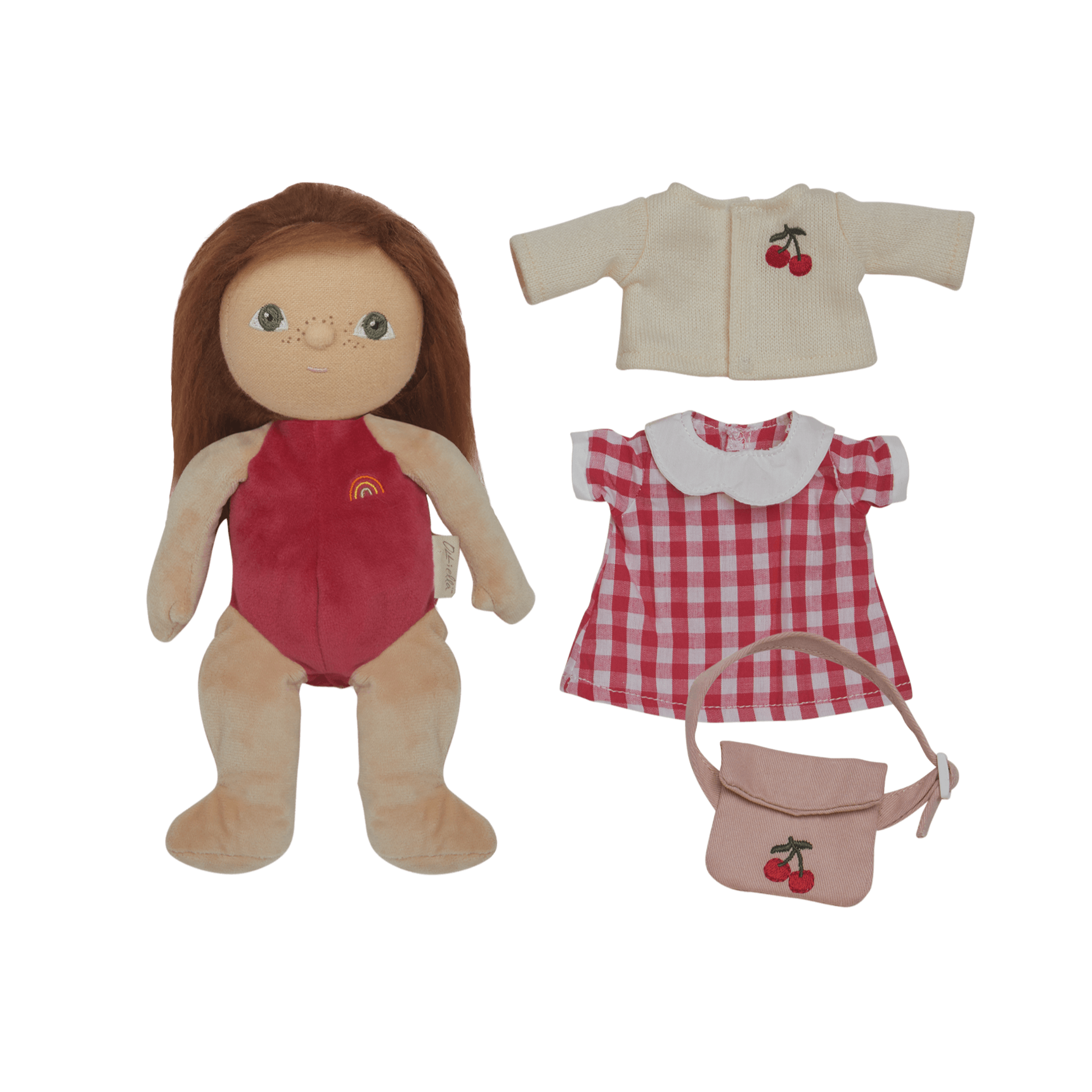 Olli Ella Dress Me Dinky Hazel Hawthorne Red clothes