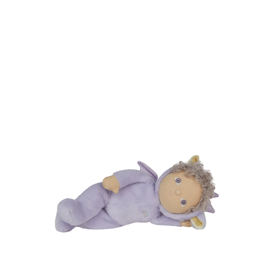 Olli Ella Dinky Dinkum Doll Duffy Dragon resting