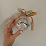Personalised Christmas Bauble
