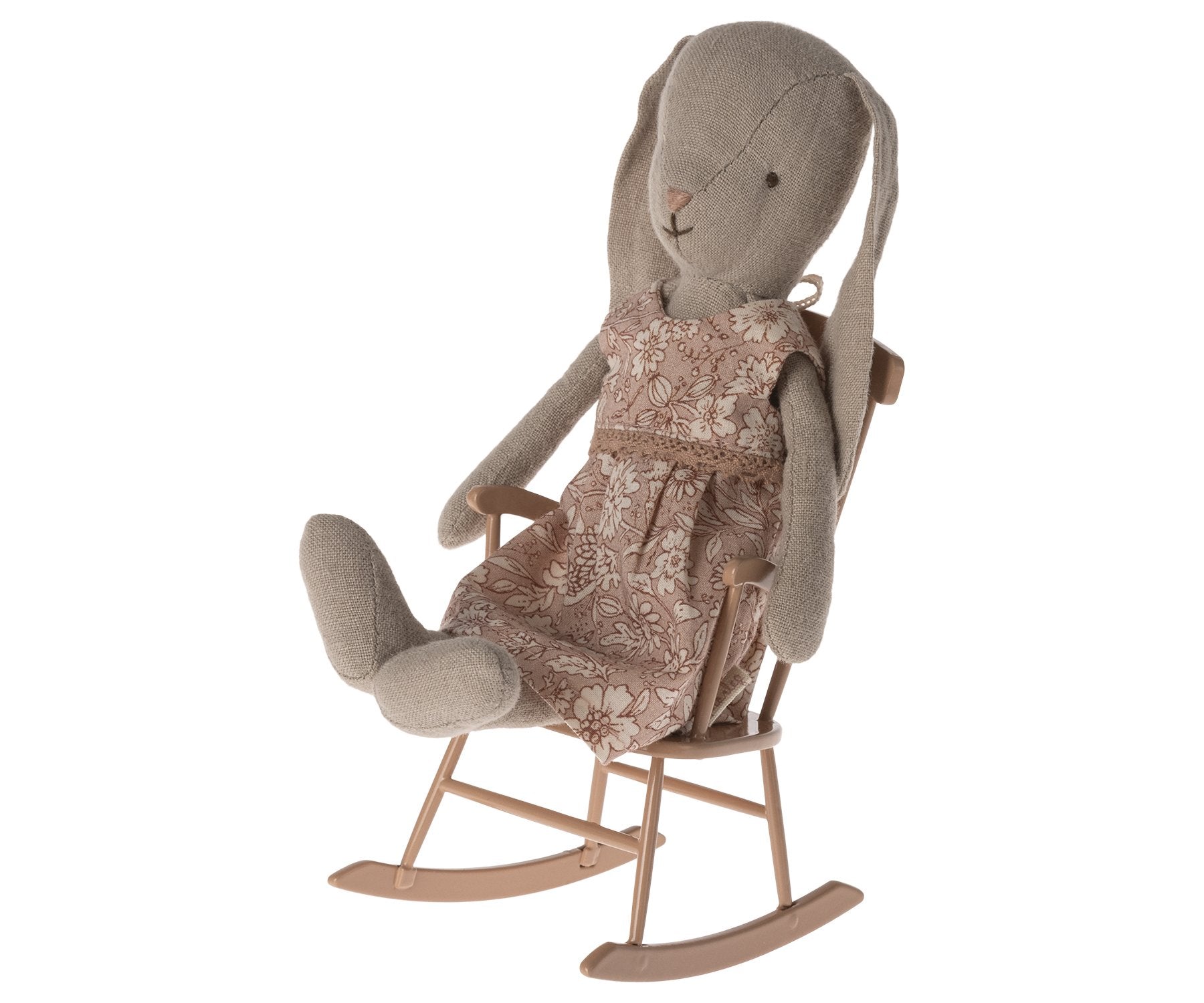 Maileg Rocking Chair, Mini - Dark Powder